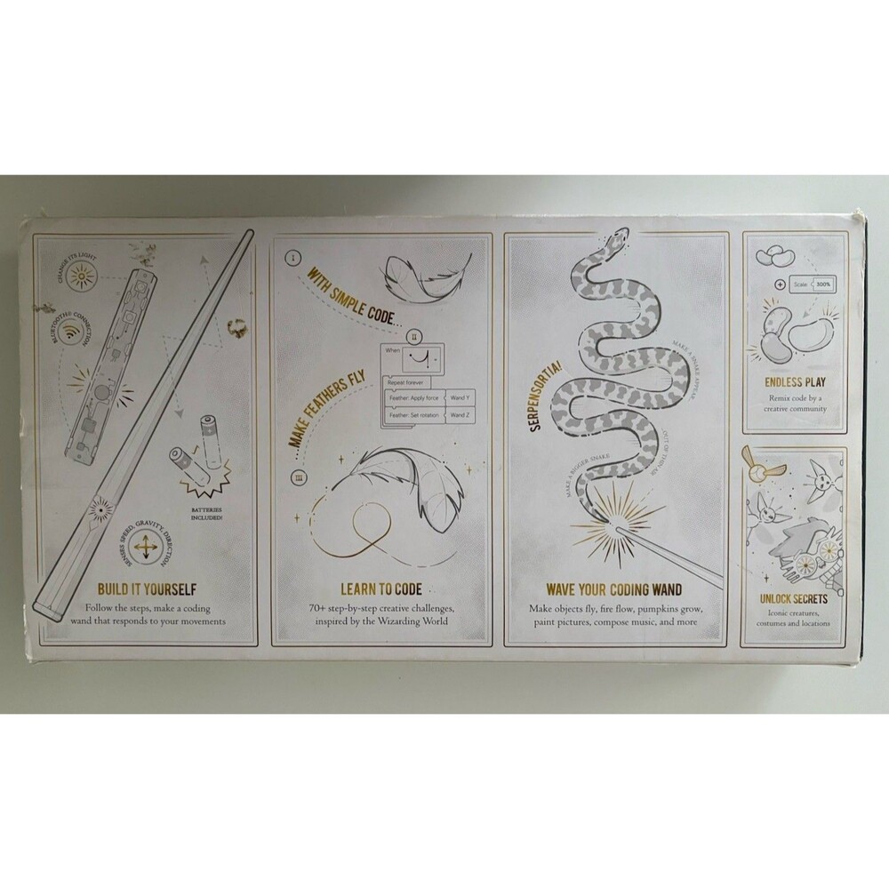 Harry Potter Coding Kit Build a Wand Learn To Code 70 Steps Kano NEW Open Box - Picture 9 of 10